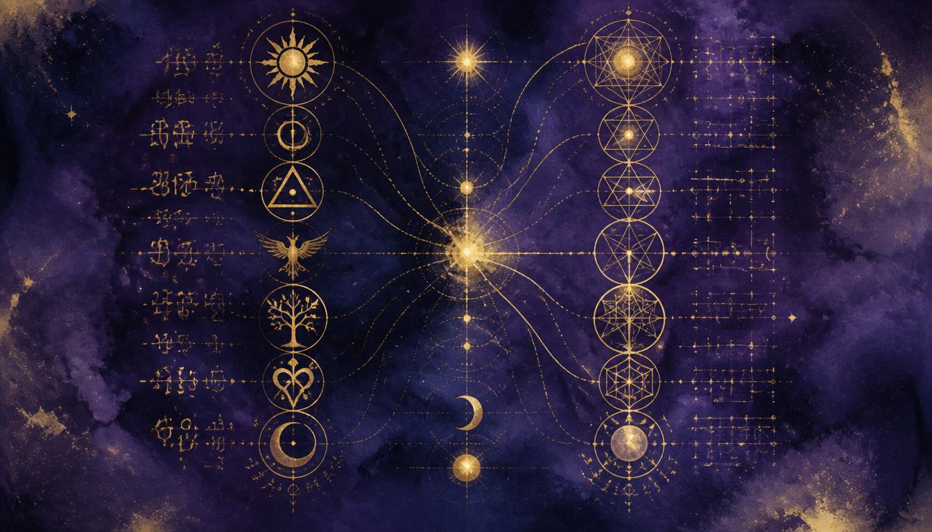 Ilustrace k článku: Menší astrologické aspekty