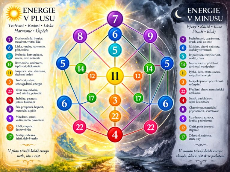 Energie v plusu a v minusu: stejná síla, jiný výsledek