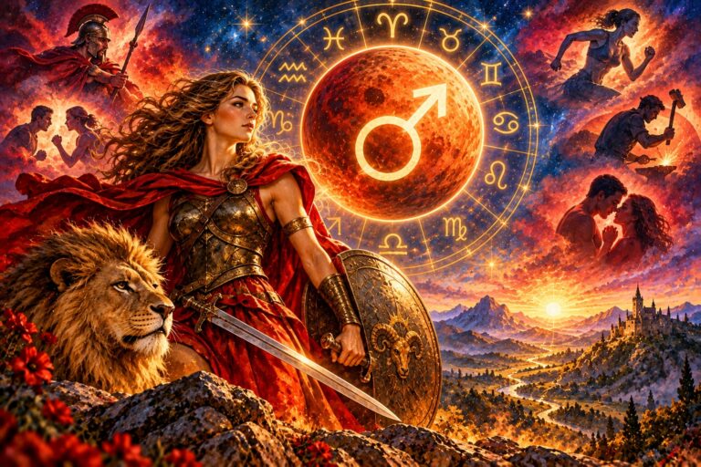 Ilustrace k článku: Mars v horoskopu: jak bojujete a po čem toužíte